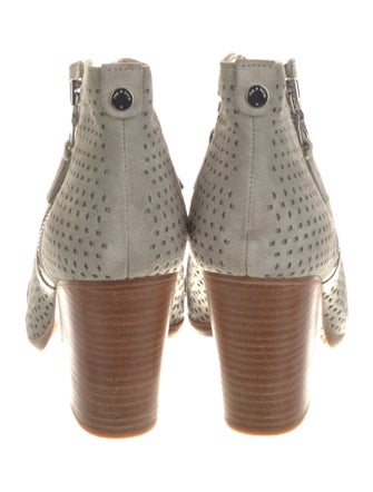 Rag & Bone Suede Lasercut Accents Boots
