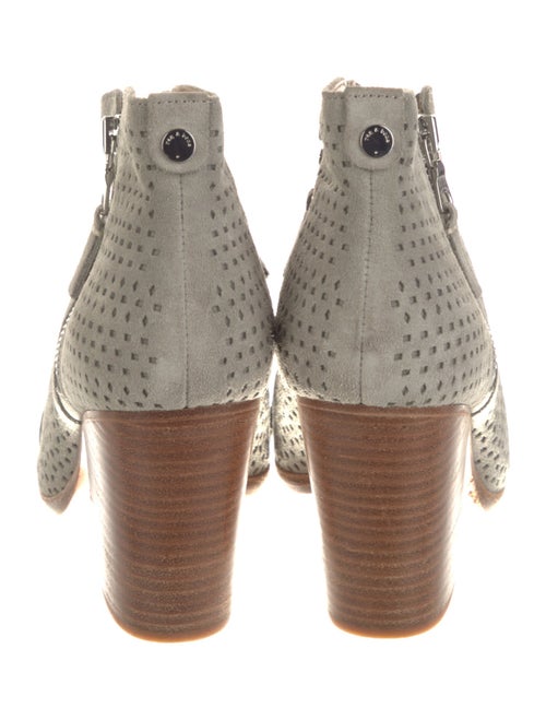 Rag & Bone Suede Lasercut Accents Boots