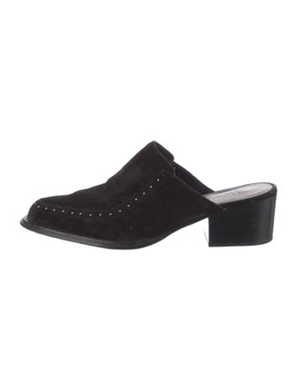 Rag & Bone Suede Studded Accents Mules