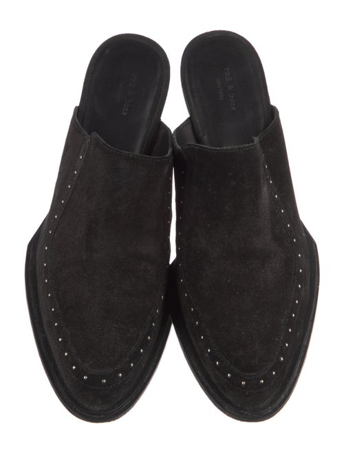 Rag & Bone Suede Studded Accents Mules