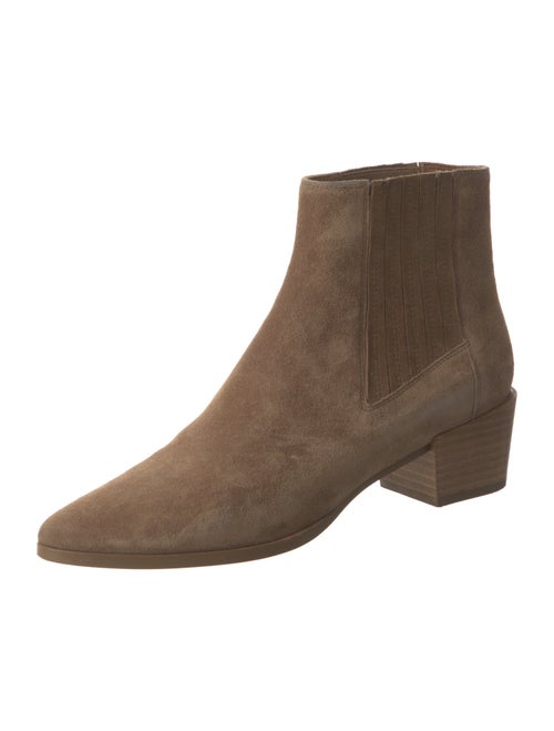 Rag & Bone Suede Animal Print Chelsea Boots