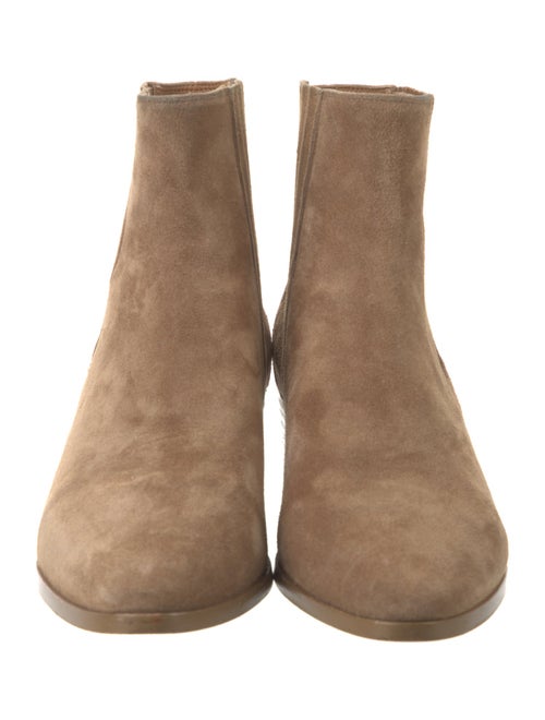 Rag & Bone Suede Animal Print Chelsea Boots