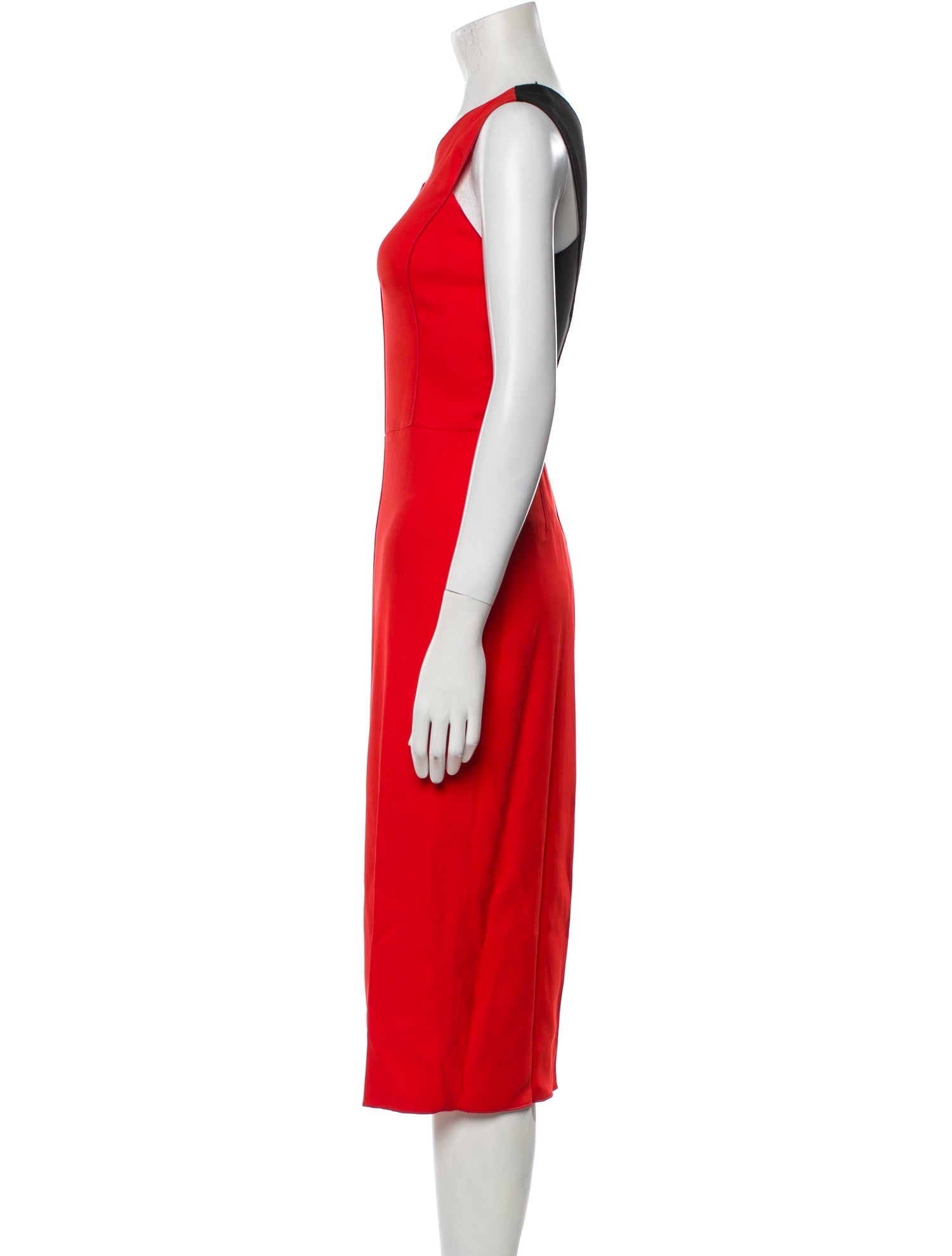 Rag & Bone V-Neck Midi Length Dress
