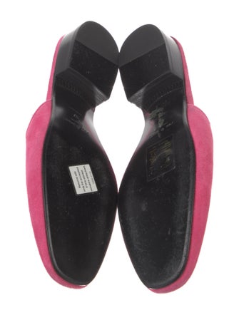 Rag & Bone Suede Leather Trim Embellishment Mules