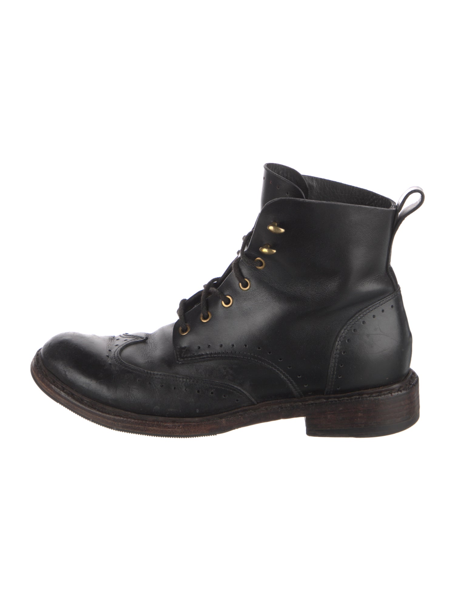 Rag & Bone Leather Combat Boots