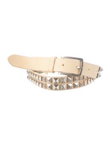 Rag & Bone Belts Leather Studded Accents Belt S