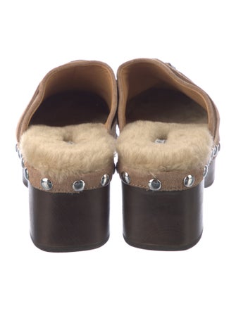 Rag & Bone Suede Tassel Accents Mules