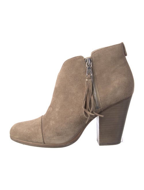 Rag & Bone Suede Tassel Accents Boots