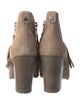 Rag & Bone Suede Tassel Accents Boots