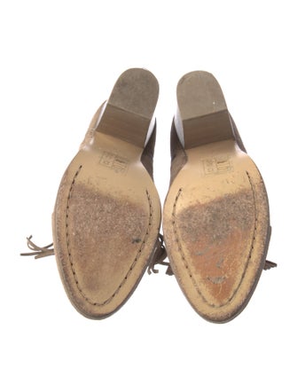 Rag & Bone Suede Tassel Accents Boots