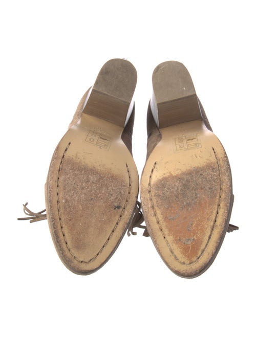 Rag & Bone Suede Tassel Accents Boots