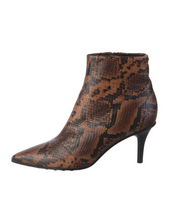 Rag & Bone Leather Animal Print Boots