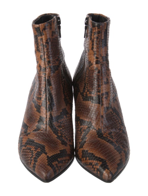 Rag & Bone Leather Animal Print Boots