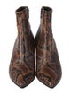 Rag & Bone Leather Animal Print Boots