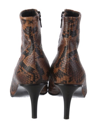 Rag & Bone Leather Animal Print Boots