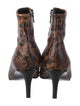 Rag & Bone Leather Animal Print Boots