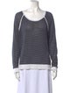 Rag & Bone Striped Scoop Neck Sweater