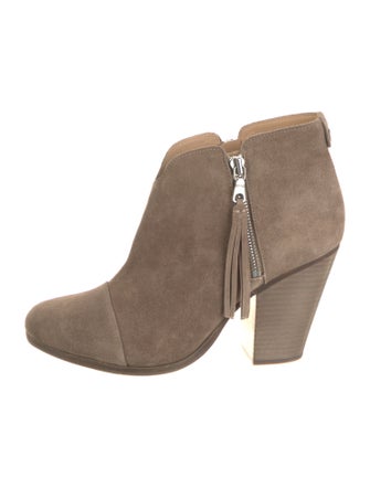 Rag & Bone Suede Tassel Accents Boots
