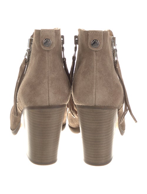 Rag & Bone Suede Tassel Accents Boots