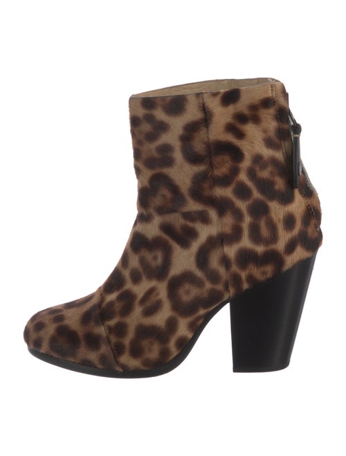Rag & Bone Ponyhair Animal Print Boots