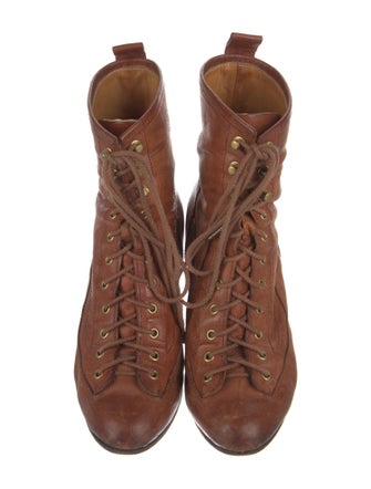 Rag & Bone Leather Lace-Up Boots