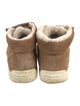 Rag & Bone Suede Fur Trim Sneakers
