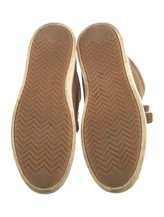 Rag & Bone Suede Fur Trim Sneakers