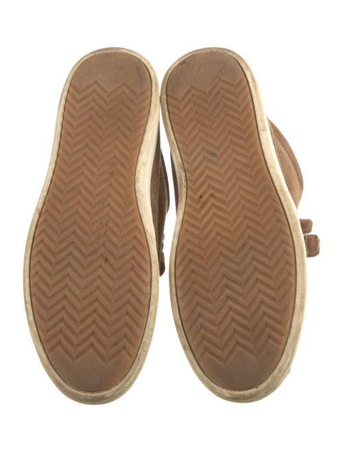 Rag & Bone Suede Fur Trim Sneakers