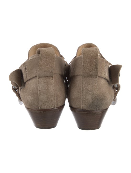 Rag & Bone Suede Moto Boots