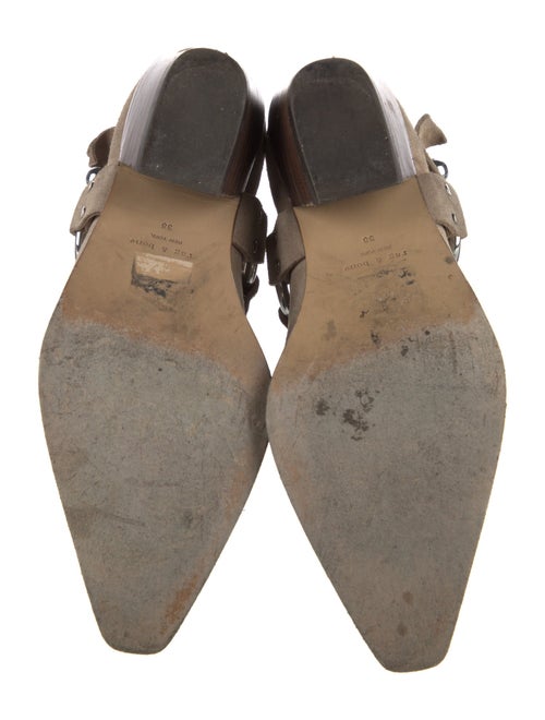 Rag & Bone Suede Moto Boots