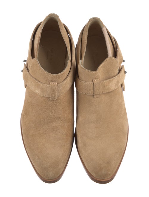 Rag & Bone Suede Moto Boots