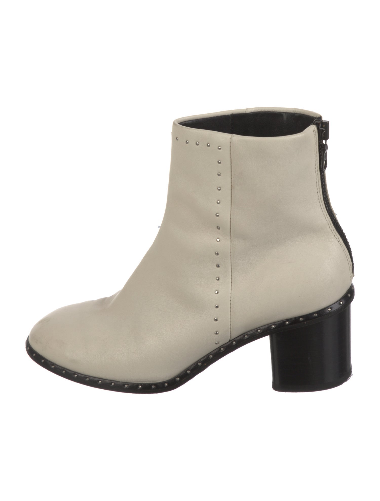 Rag & Bone Leather Studded Accents Boots