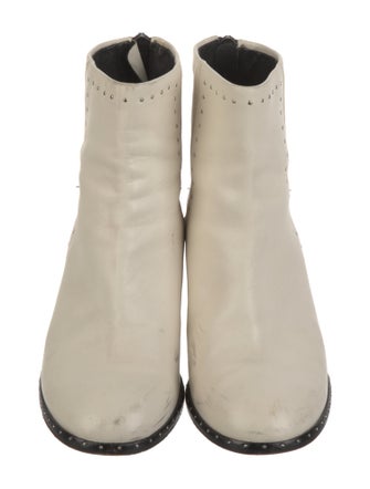 Rag & Bone Leather Studded Accents Boots