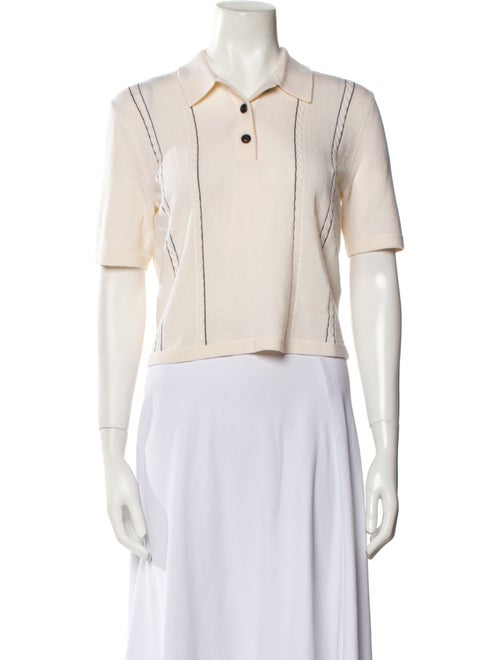 Rag & Bone Wool Short Sleeve Crop Top