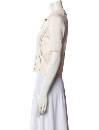 Rag & Bone Wool Short Sleeve Crop Top