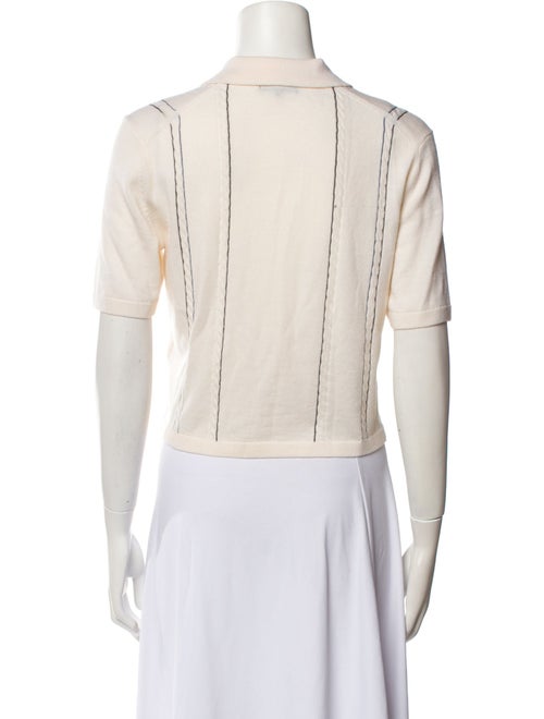 Rag & Bone Wool Short Sleeve Crop Top