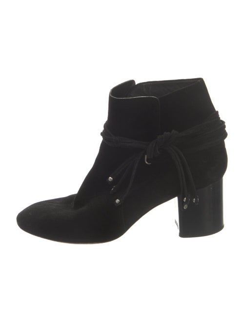 Rag & Bone Suede Fringe Trim Accent Boots