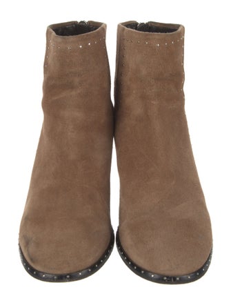 Rag & Bone Suede Studded Accents Boots