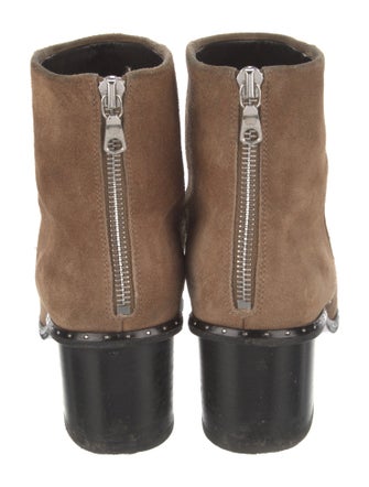 Rag & Bone Suede Studded Accents Boots