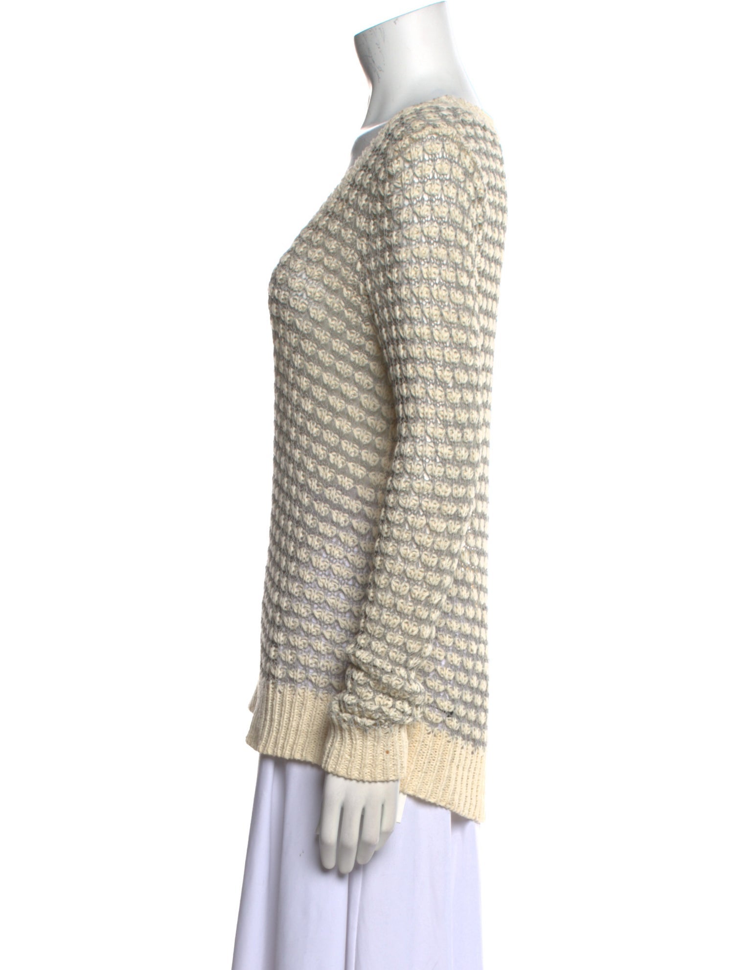 Rag & Bone Patterned Scoop Neck Sweater