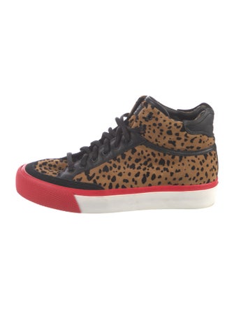 Rag & Bone Suede Animal Print Sneakers