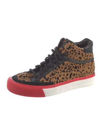 Rag & Bone Suede Animal Print Sneakers