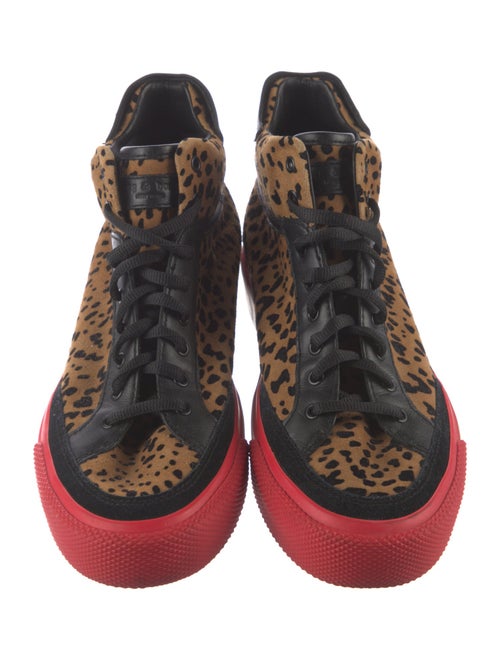 Rag & Bone Suede Animal Print Sneakers