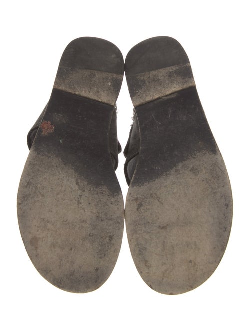 Rag & Bone Leather Raw-Edge Trim Slingback Sandals