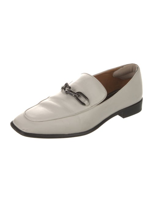 Rag & Bone Leather Chain-Link Accents Loafers