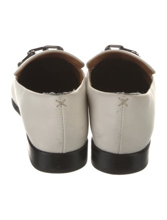 Rag & Bone Leather Chain-Link Accents Loafers