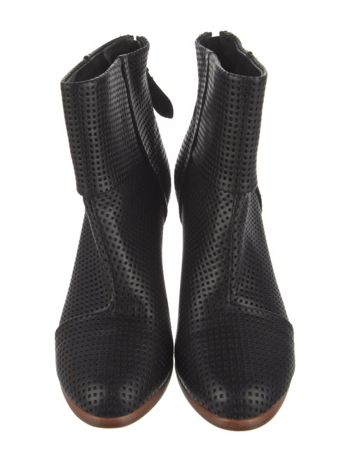 Rag & Bone Leather Lasercut Accents Boots