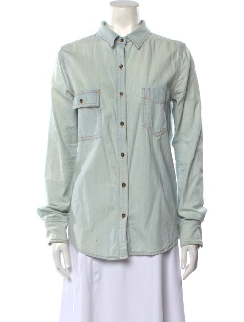 Rag & Bone Long Sleeve Button-Up Top