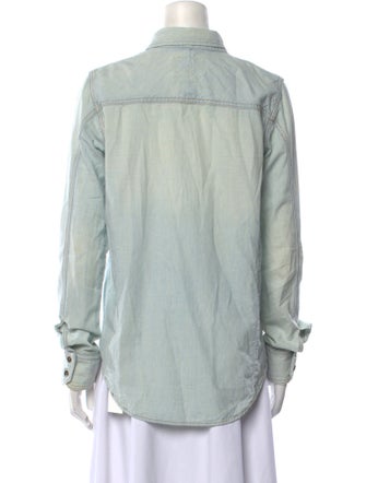 Rag & Bone Long Sleeve Button-Up Top