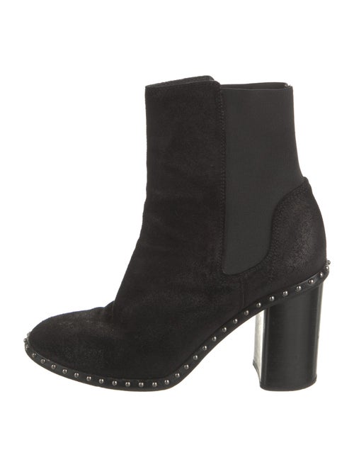 Rag & Bone Suede Studded Accents Chelsea Boots